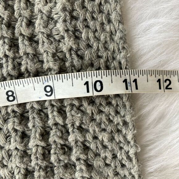 Merona Scarf Chunky Knit Gray Long Warm Winter 70” X 11” Target Work Career - Picture 5 of 5